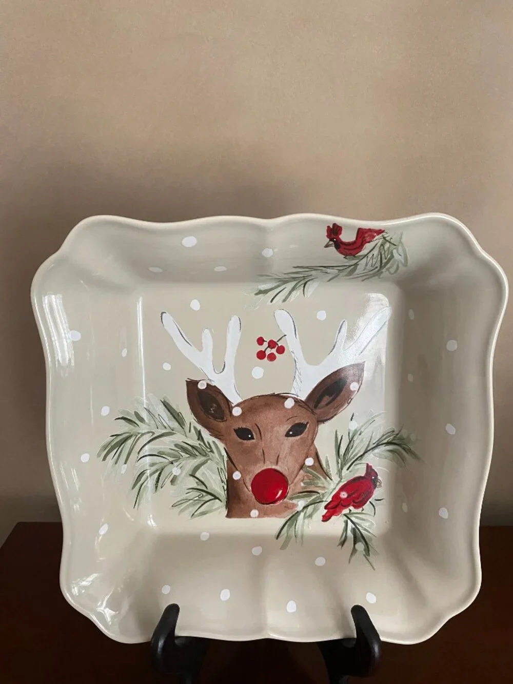 Casafina Casa Stone Baker Square Deer Friends